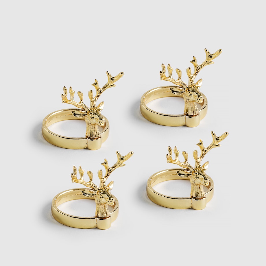 Komplet obrączek na serwetki Hornesio