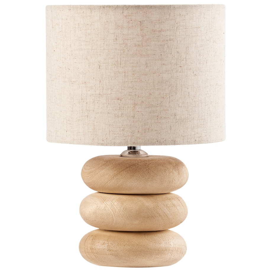 Lampa stołowa BETWA Drewno mango