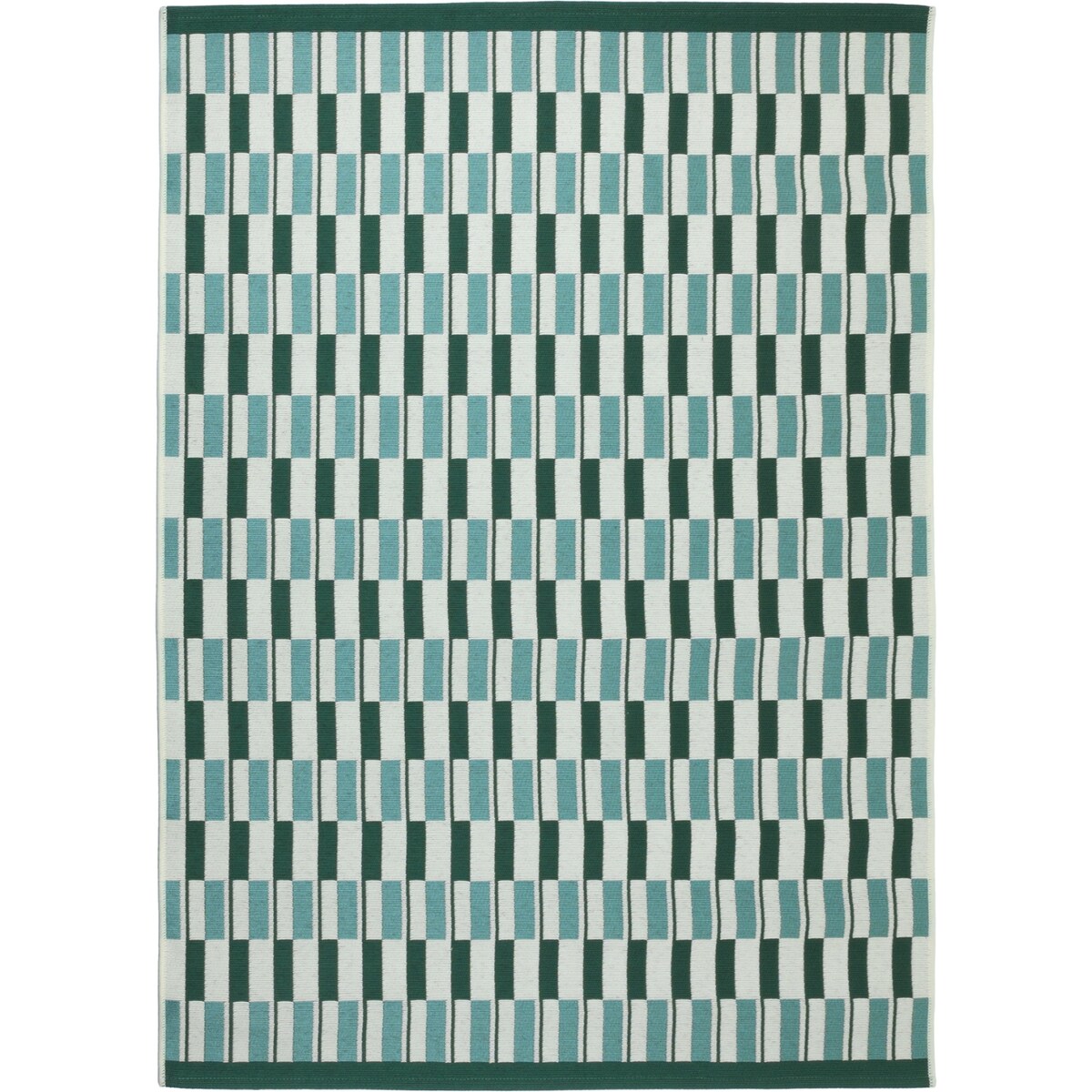 Dywan wewnętrzny zewnętrzny INEZ 160x220 cm e-floor OEKO-TEX modern zielony