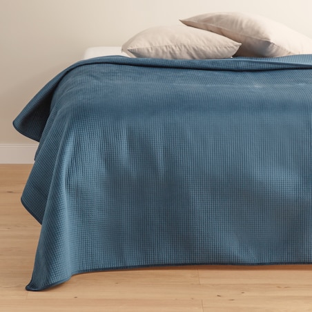 Narzuta Welwetowa w Wytłaczane Drobne Kropki Pontoso 200x220 cm