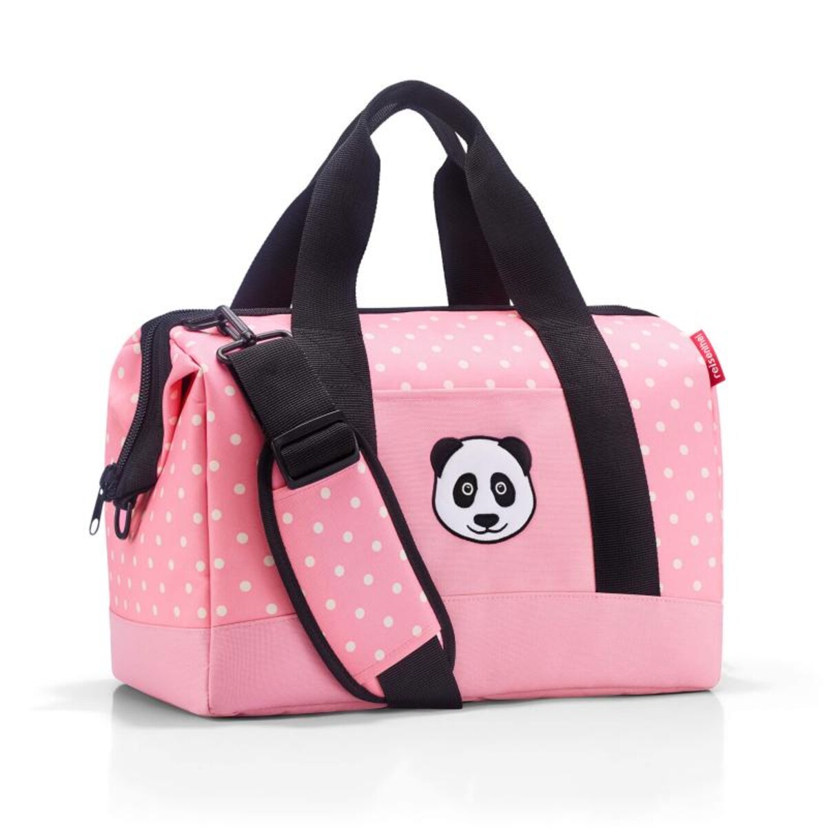 Torba allrounder M kids panda dots pink, 18 l