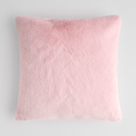 Poszewka Futrzana Molinio 45x45 cm w kratę