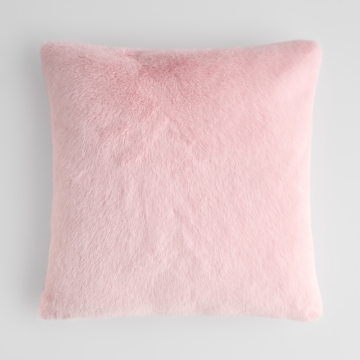 Poszewka Futrzana Molinio 45x45 cm w kratę