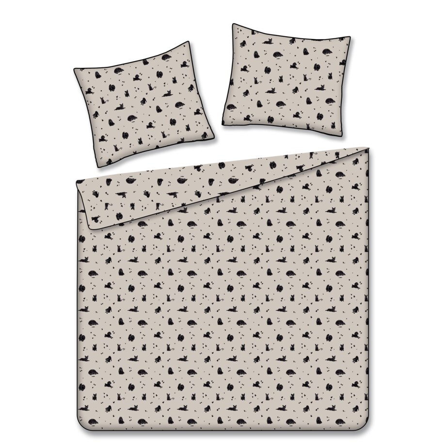 Pościel Bawełniana Fafik 200x220 cm z motywem zwierzęcym