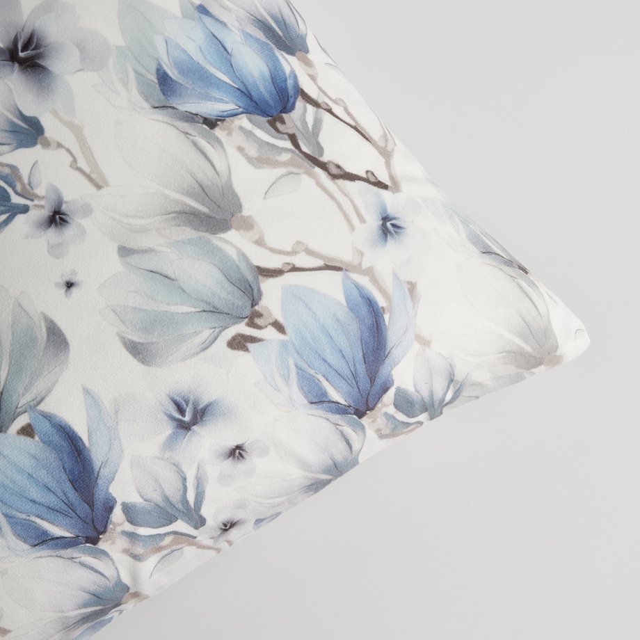 Poszewka z nadrukiem Fladis 45x45 cm z motywem kwiatowym