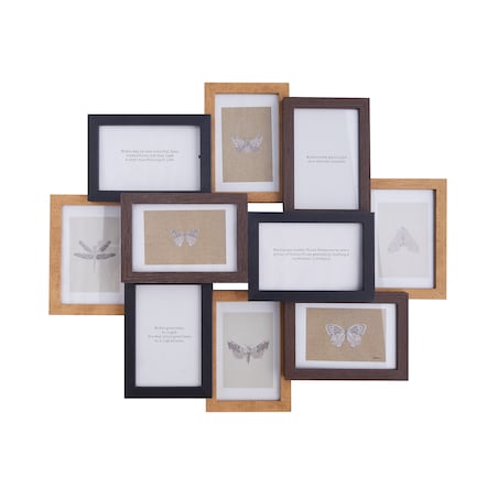 Drewniana multiramka na 10 zdjęć biron