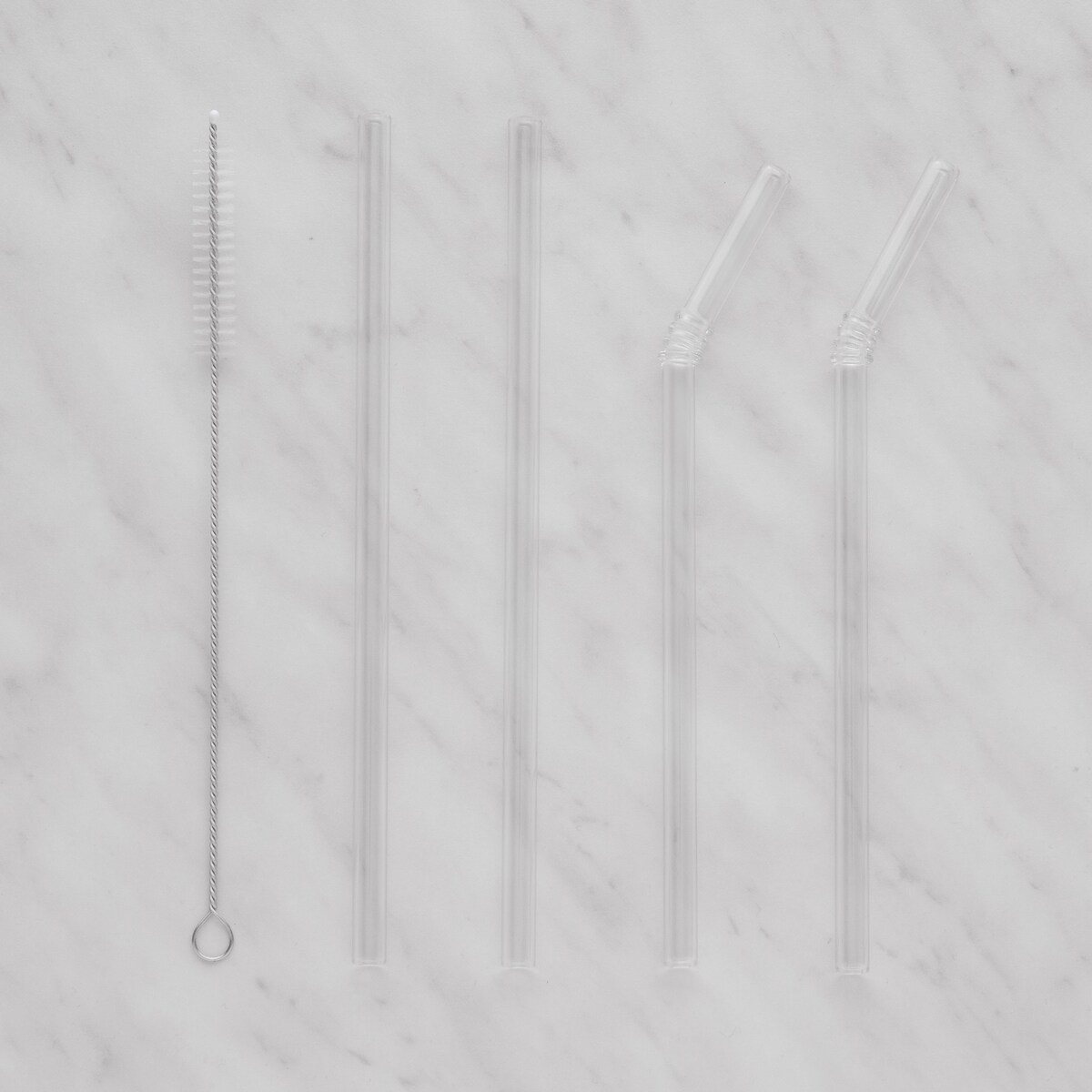 Zestaw szklanych Słomek Strawelli