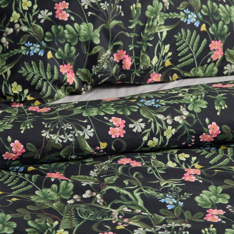 Pościel Bawełniana Lorcan 160x200 cm z motywem kwiatowym