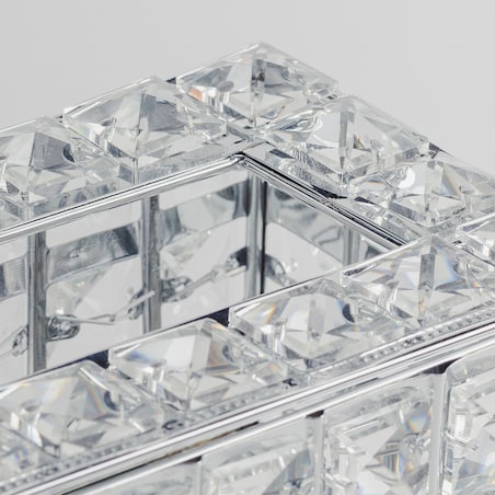 Chustecznik Etienet 23x12 cm z motywem geometrycznym