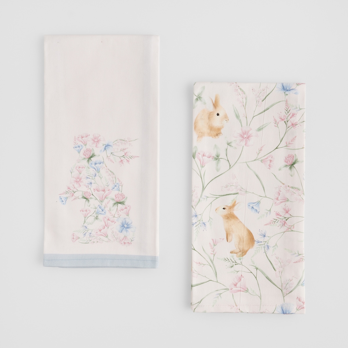 Komplet Ścierek Kirosonni 45x65 cm z motywem królika