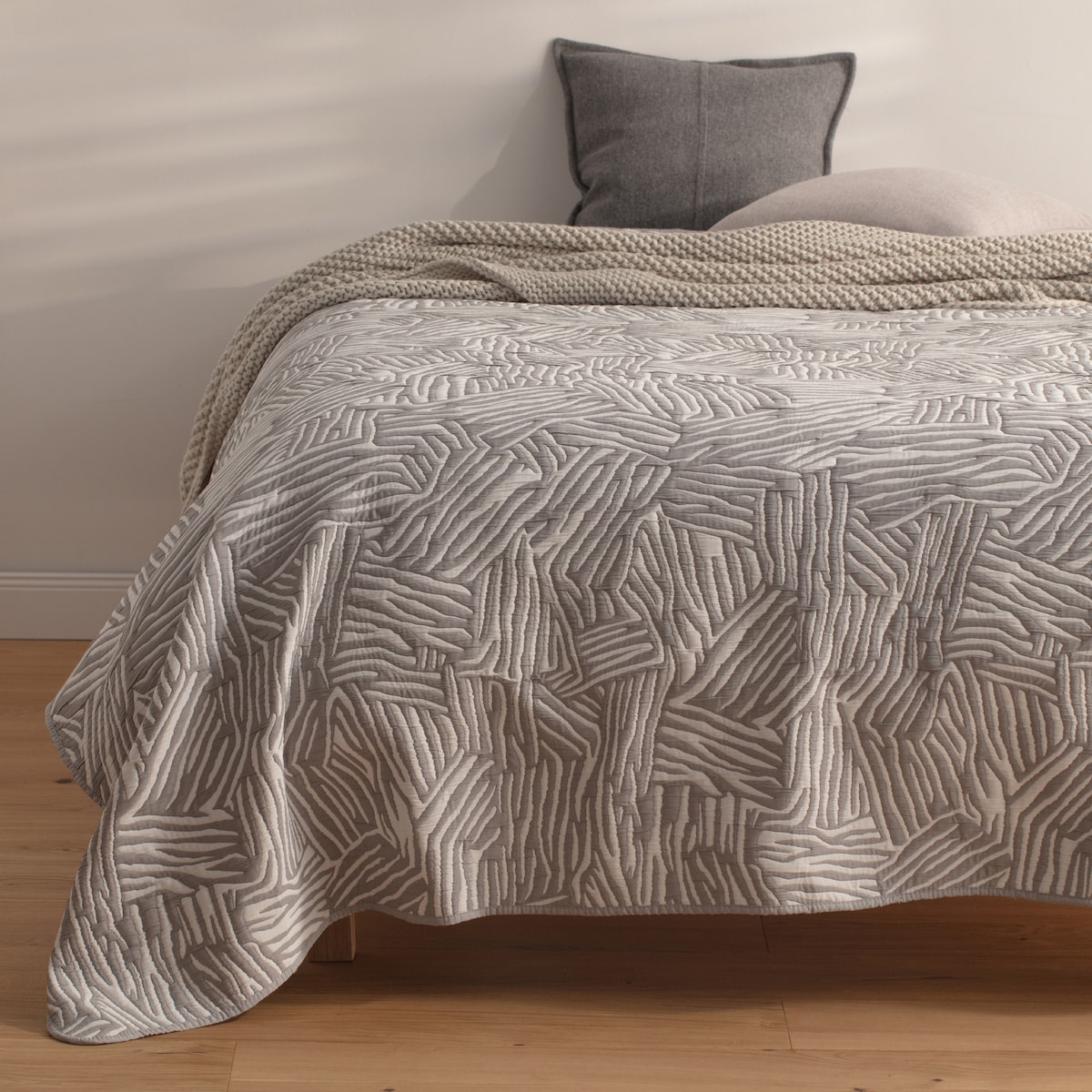 Narzuta Żakardowa w Dekoracyjny Wzór Tremico 200x220 cm