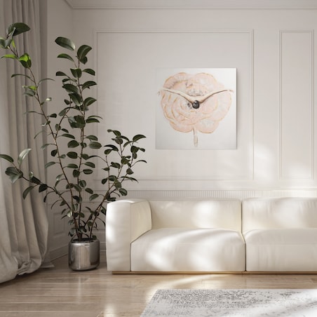 Ręcznie zdobiony obraz Flowerlady z motywem postaci
