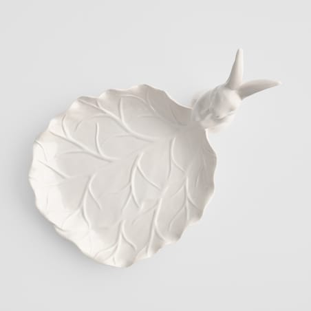 Patera Whitebunnos z motywem warzyw i królika