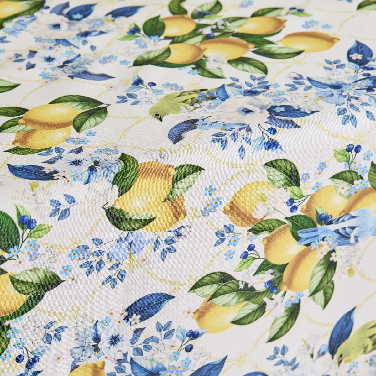 Obrus z nadrukiem Lemondi 150x220 cm z motywem owoców