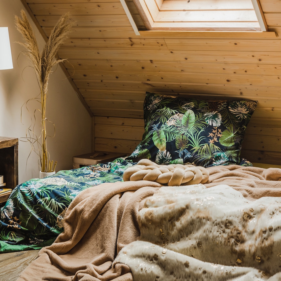 Pościel z bawełny satynowej Mazari 200x220 cm