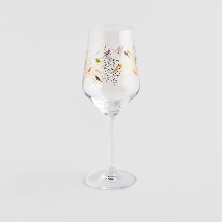 Kieliszek Do Wina Kolibri z motywem tropikalnym