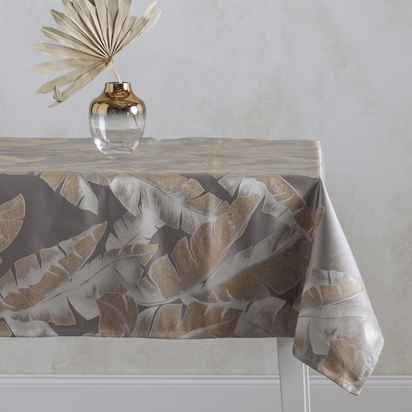 Jaquard Tablecloth Leves 140x300 cm