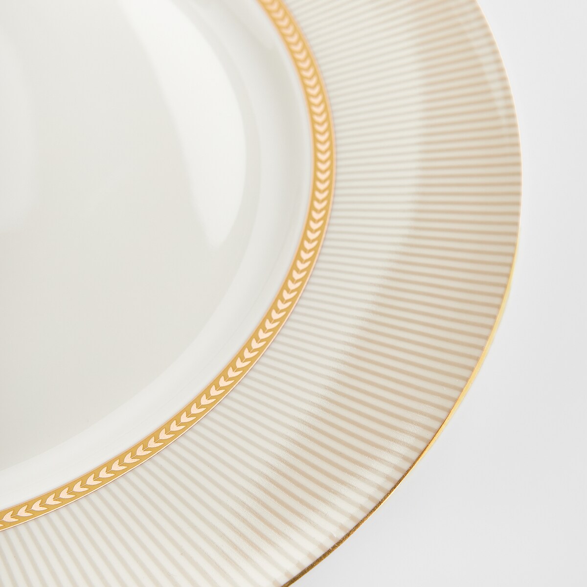 Talerz Obiadowy Galanta z motywem geometrycznym