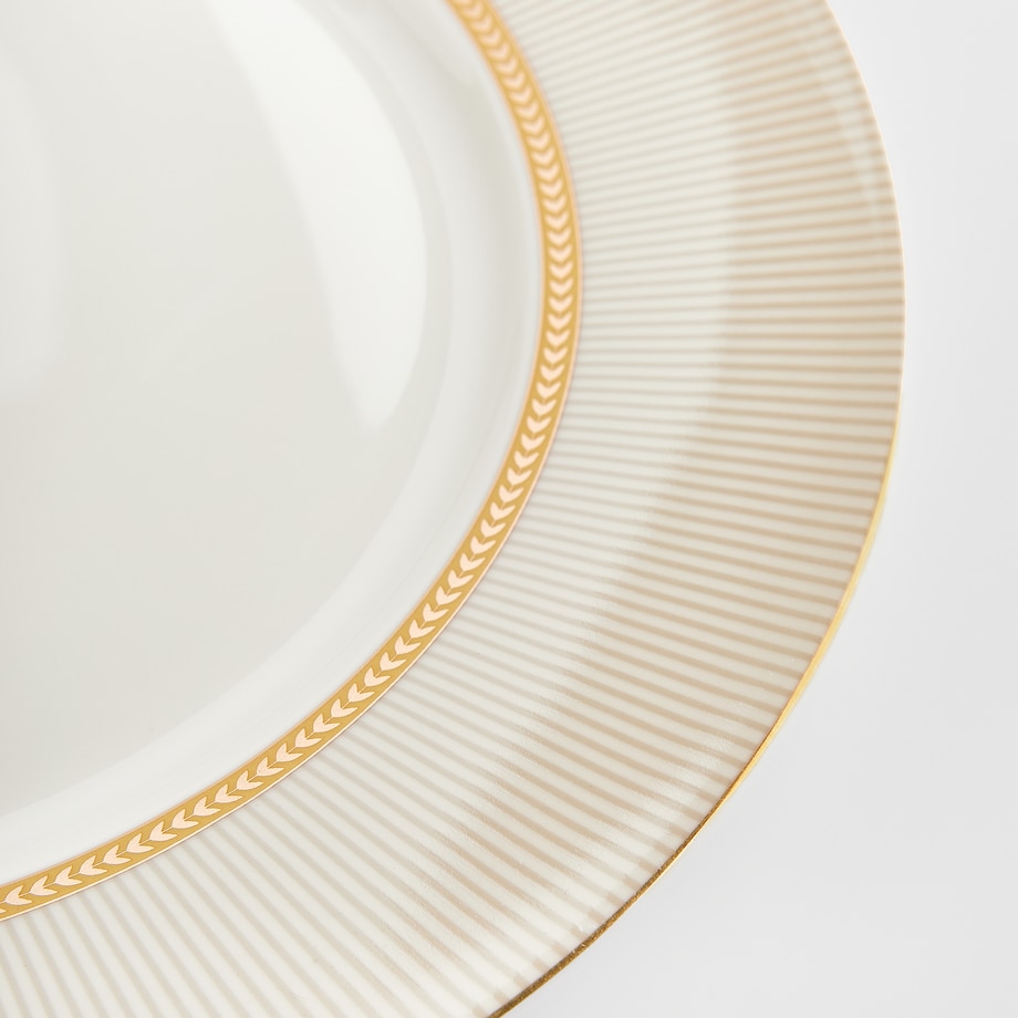 Talerz Obiadowy Galanta z motywem geometrycznym