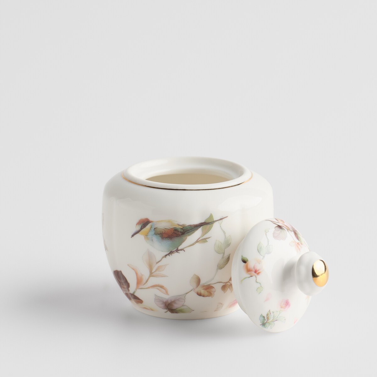 Cukiernica Botania z motywem roślinnym