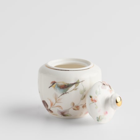 Cukiernica Botania z motywem roślinnym