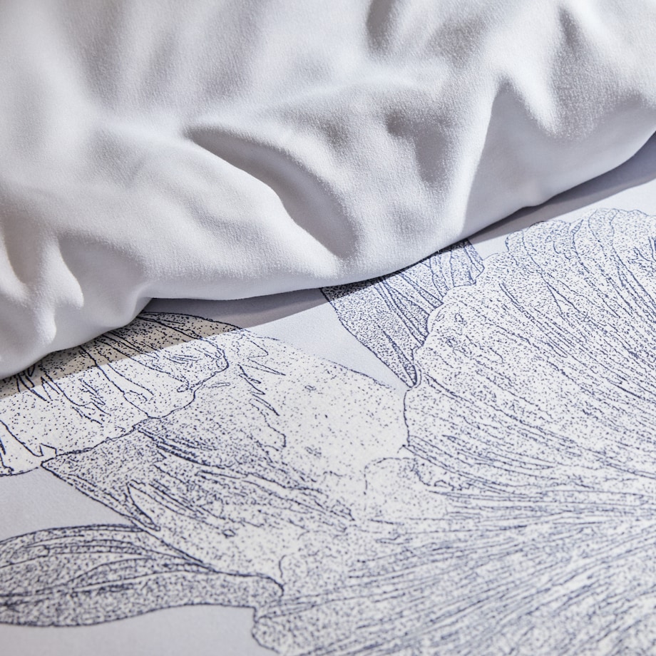 Pościel Z Mikrofibry Flowa 200x220 cm z motywem kwiatowym