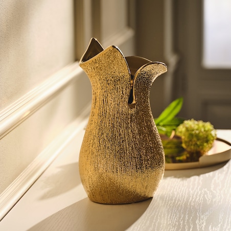 Wazon Smart owal z motywem geometrycznym