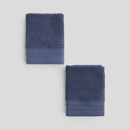 Komplet 2 szt. ręczników do twarzy lub do rąk Risso 30x30 cm
