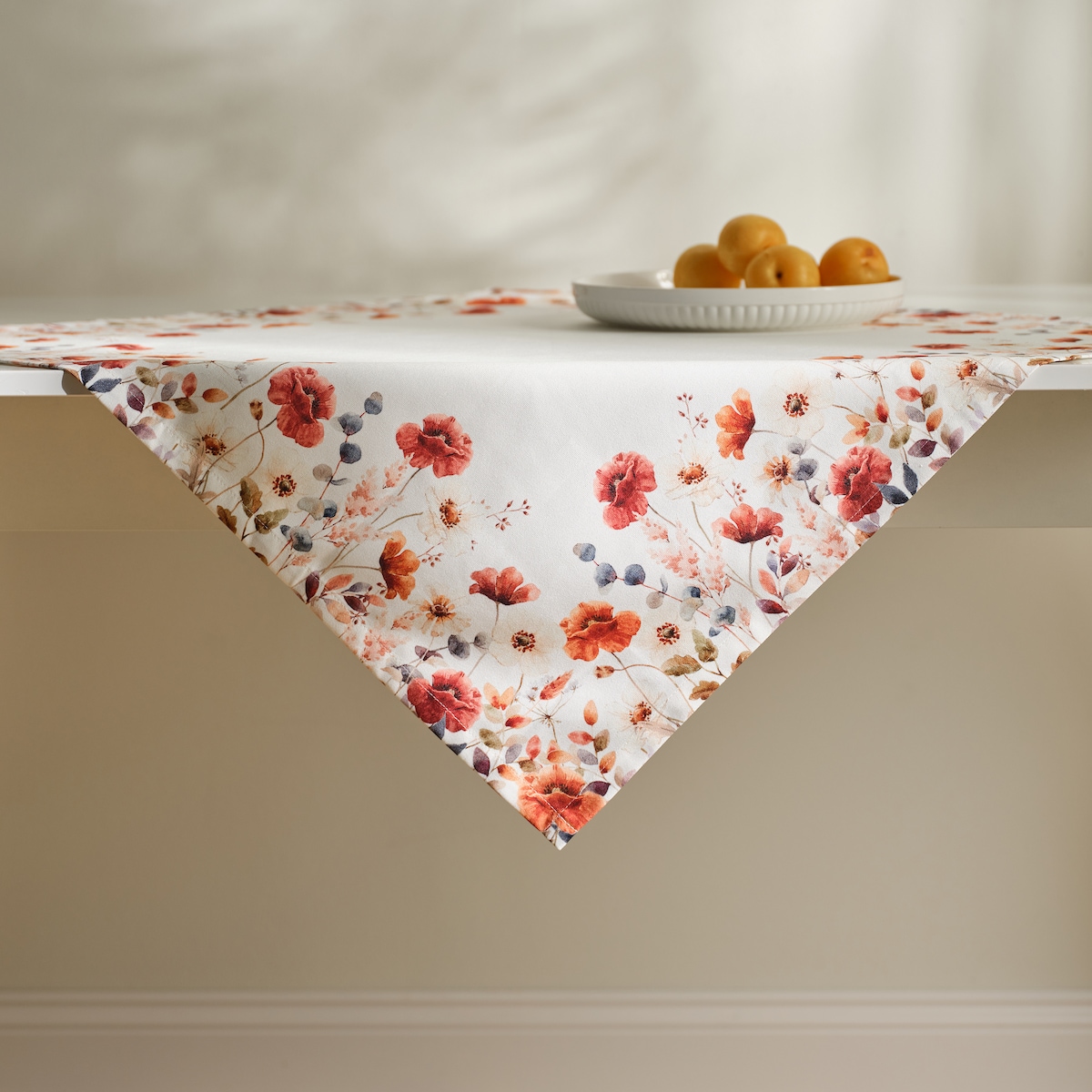 Serweta Drukowana Lorea 80x80 cm z motywem kwiatowym