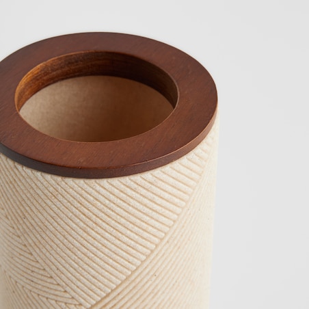 Kubek Łazienkowy Ravanna z motywem geometrycznym