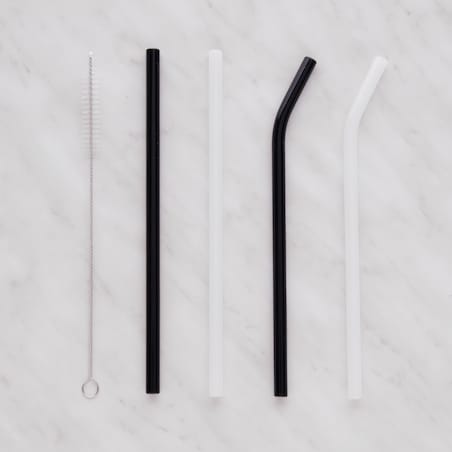 Zestaw szklanych Słomek Strawellino