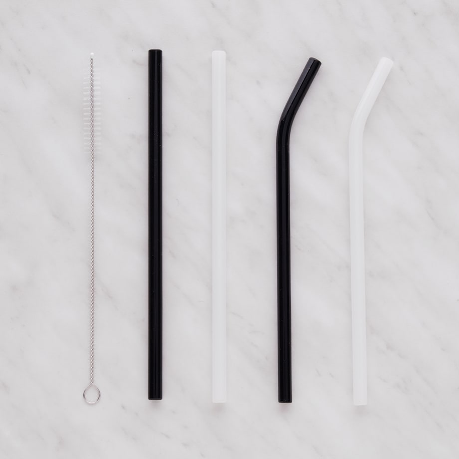 Zestaw szklanych Słomek Strawellino