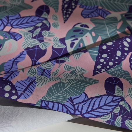 Bieżnik Drukowany Hazel 40x180 cm z motywem roślinnym