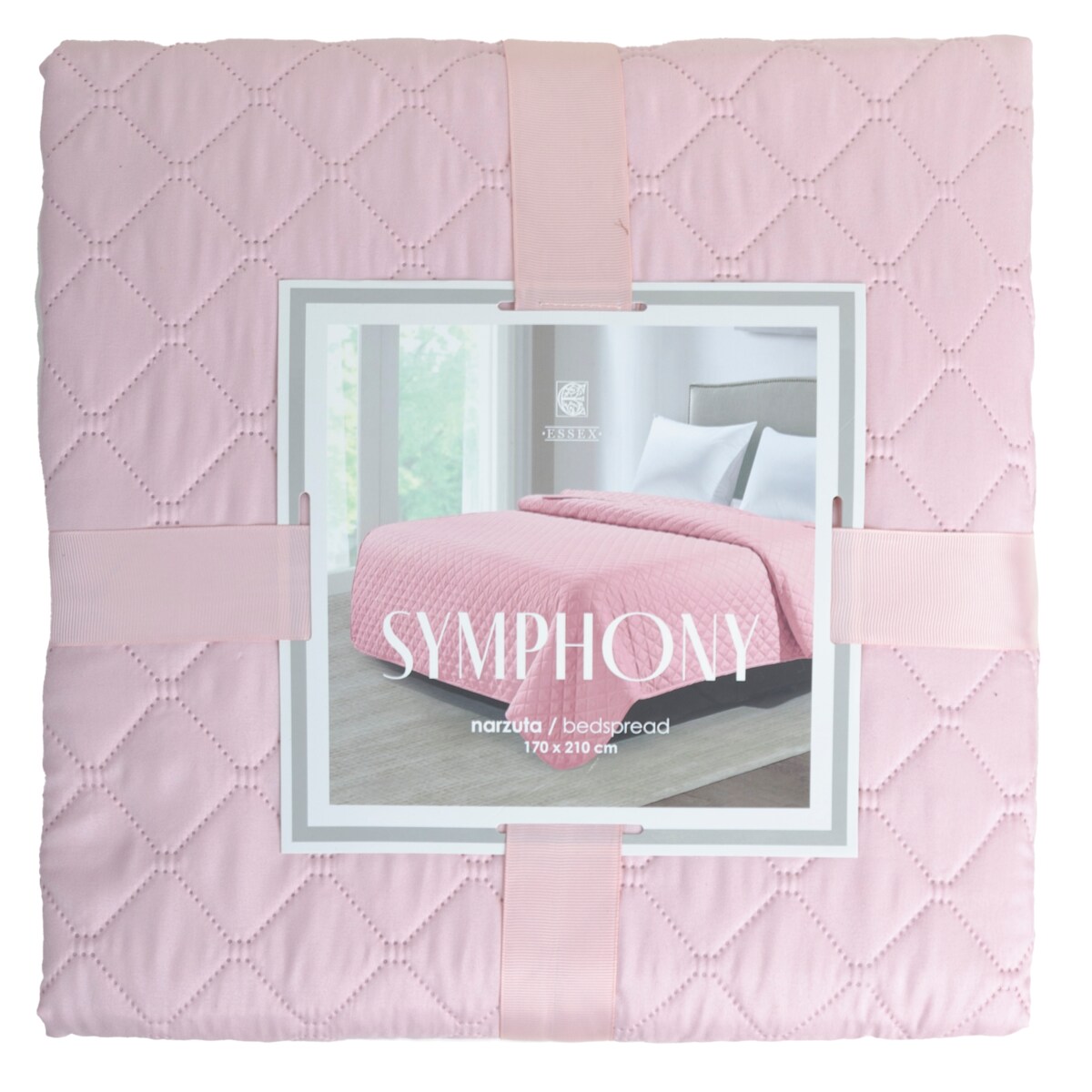 Jednokolorowa narzuta na łóżko Symphony 170x210 cm