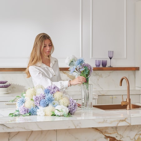 Wazon Stickios z motywem geometrycznym