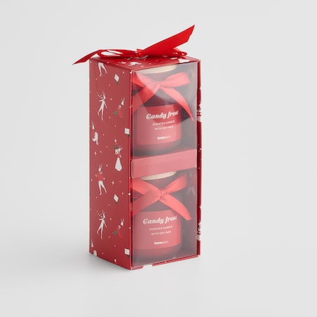 Komplet Świec Zapachowych Olinerini z motywem renifera