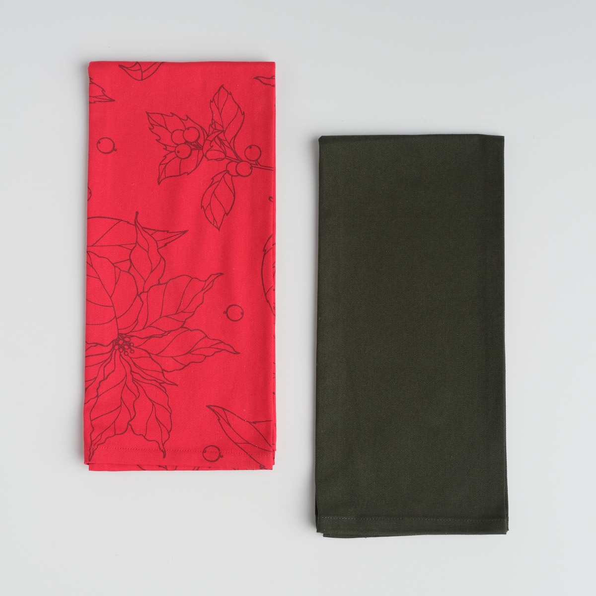 Komplet Ścierek Somella 45x65 cm z motywem gwiazdy betlejemskiej