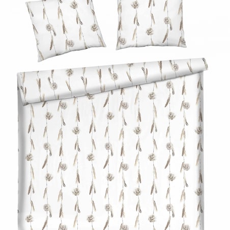 Pościel Satynowa Feather 200x220 cm