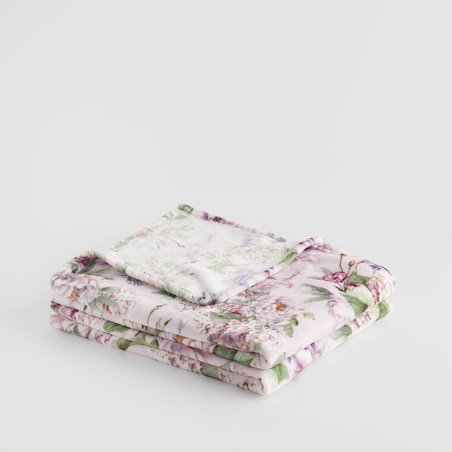Drukowany koc Tensianis 150x200 cm z motywem kwiatowym