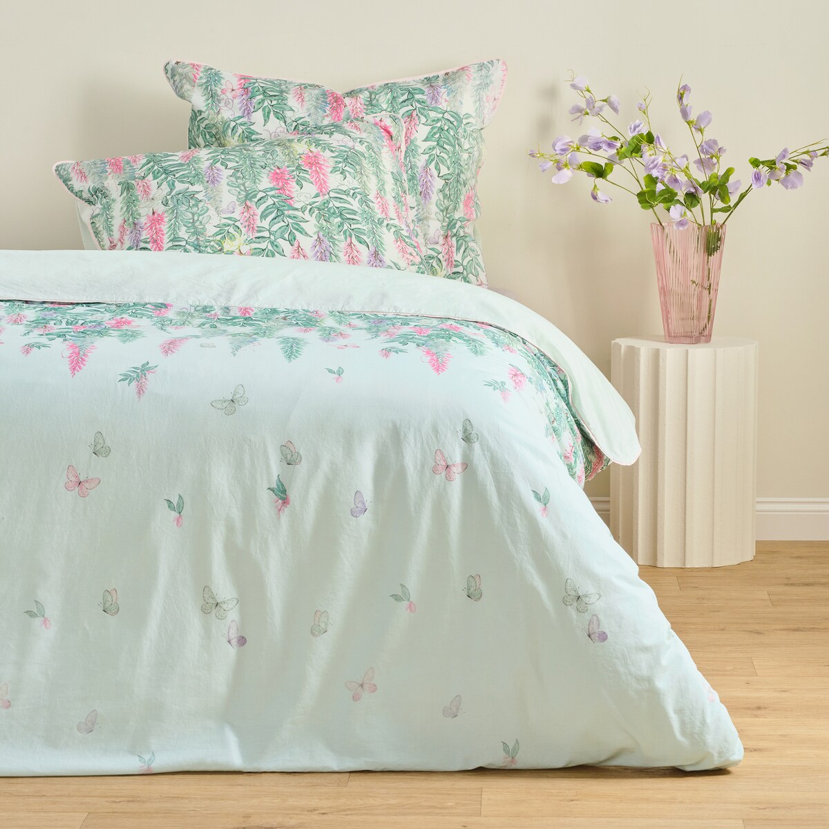 Pościel bawełniana z lamówką Fenrys 160x200 cm