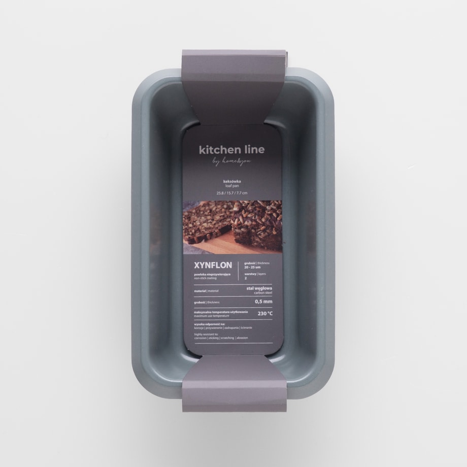 Keksówka ze stali węglowej Kalup 16x26 cm