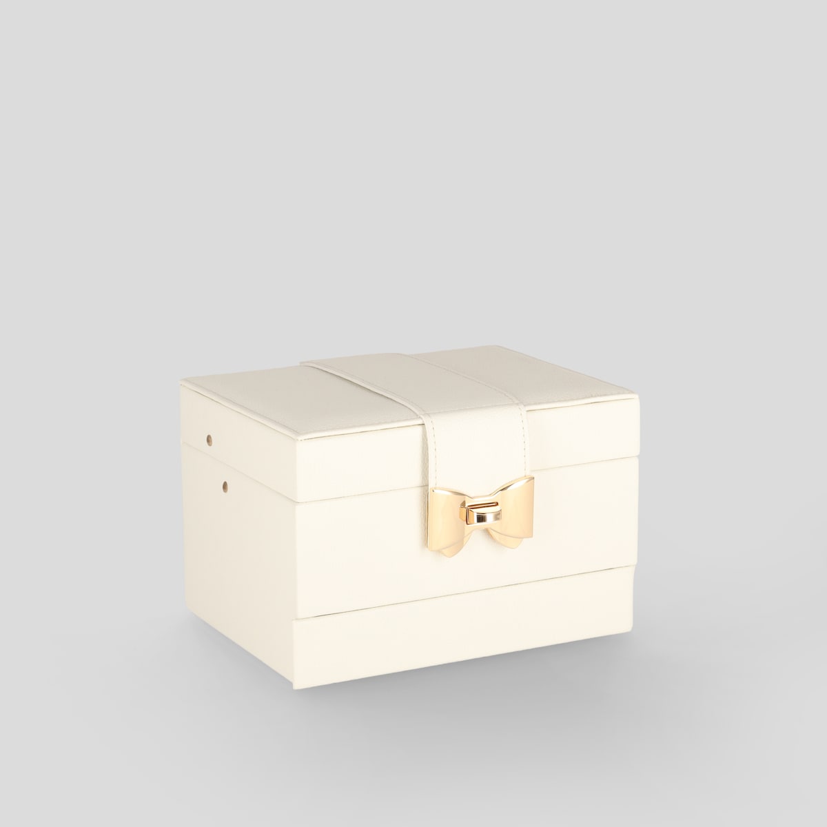 Kuferek na biżuterię z motywem kokardy tola