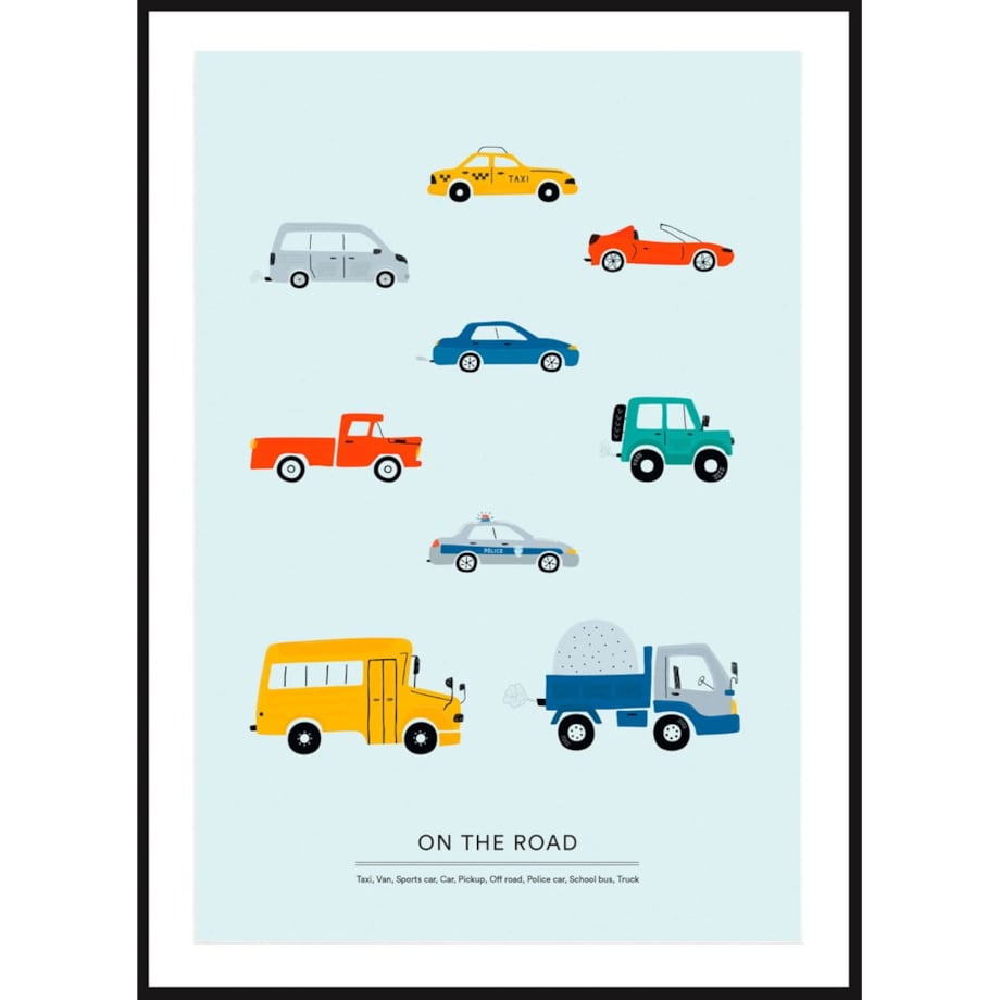 Poster Story, Plakat, Obraz - Samochody na Drodze