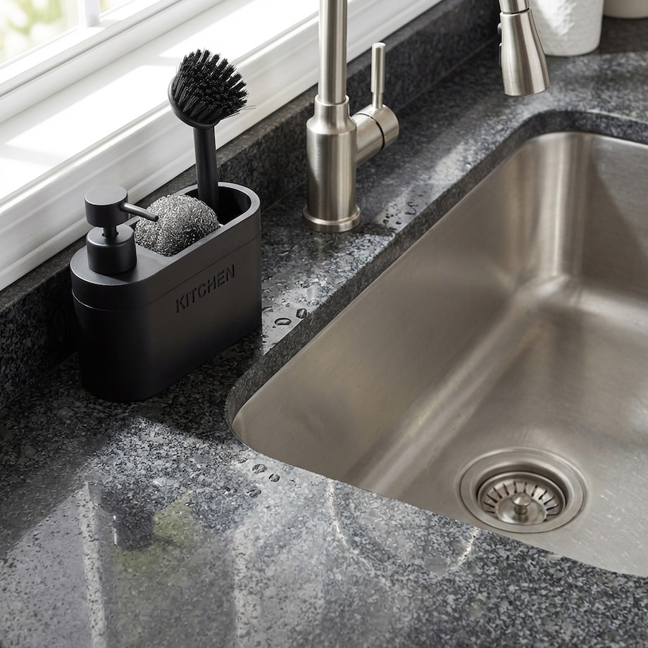 Dozownik Z Gąbką I Szczotką Bricko 3