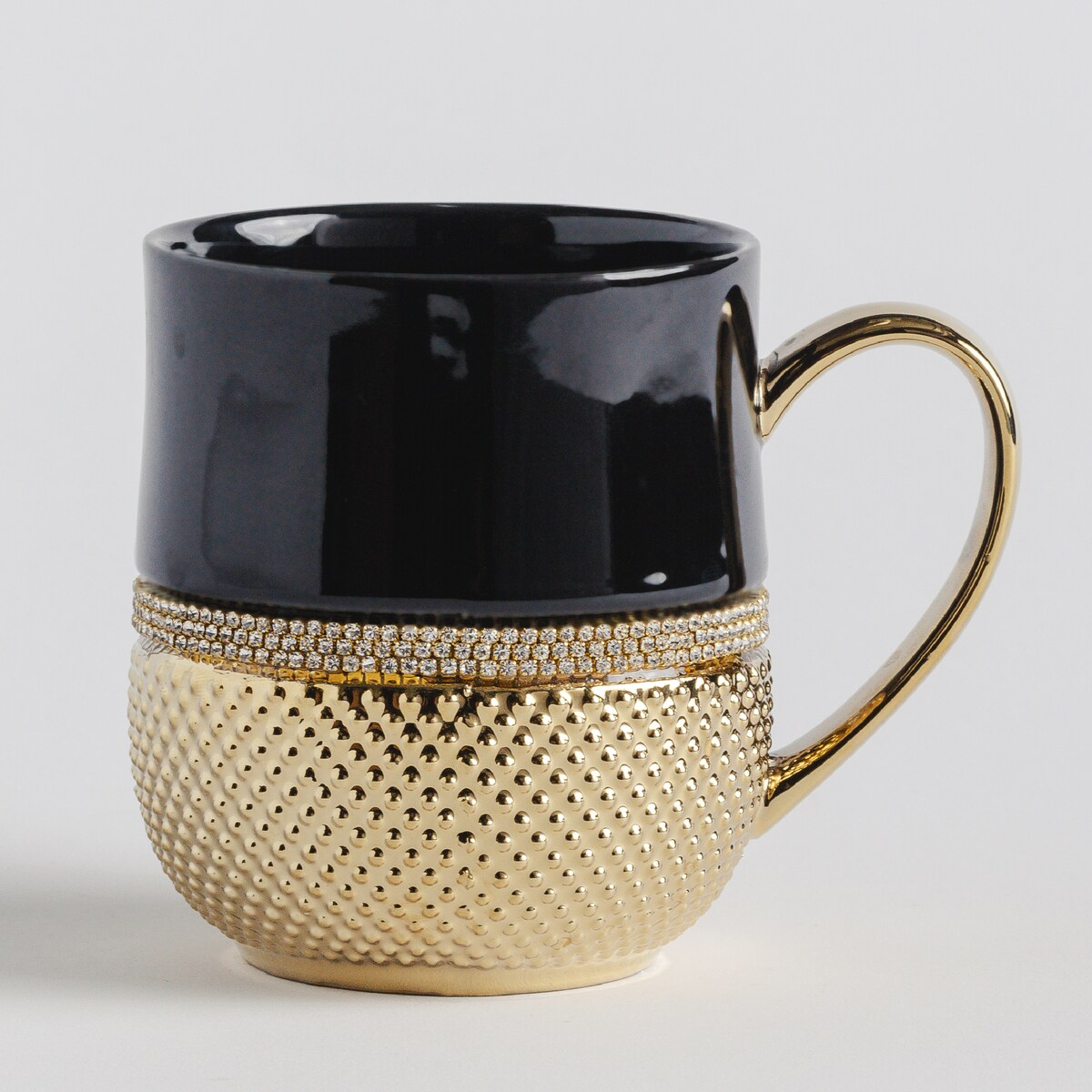 Kubek Glamtis gold w groszki