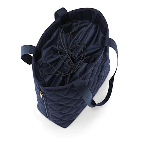 Torba classic shopper M rhombus midnight gold, 8 l