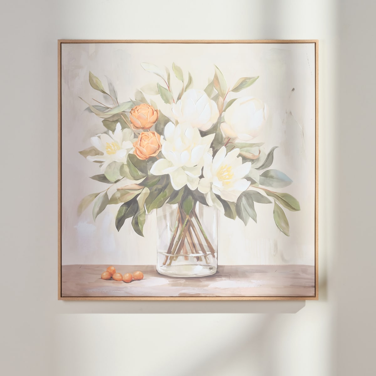 obraz z motywem kwiatowym tirana 80x80