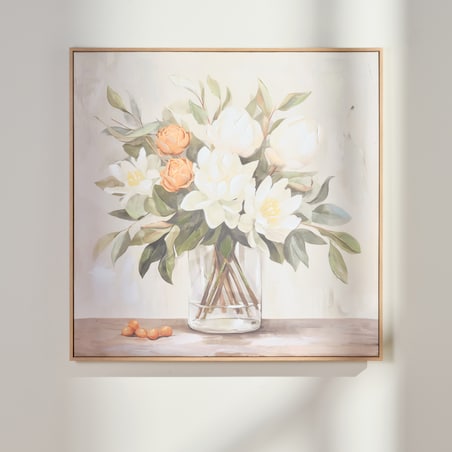 obraz z motywem kwiatowym tirana 80x80