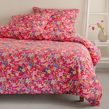 Microfiber Bed Linen Flowerdom 200x220 cm