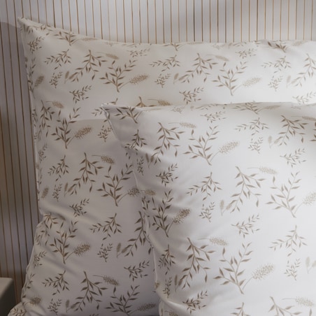 Pościel z bawełny satynowej Felicija 200x220 cm z motywem roślinnym